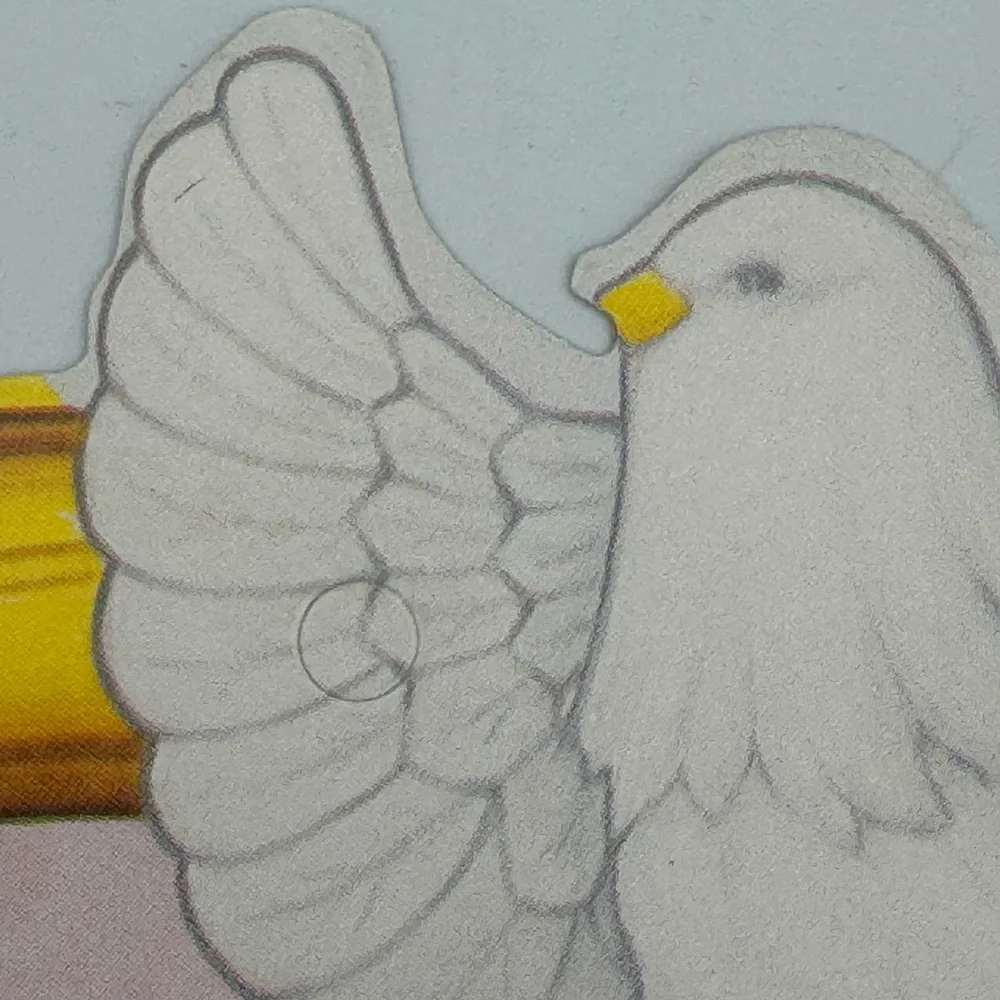 VNTG 1989‎ Beistle Religious Easter Wall Decor Lot Bible Cross Dove Trumpet USA